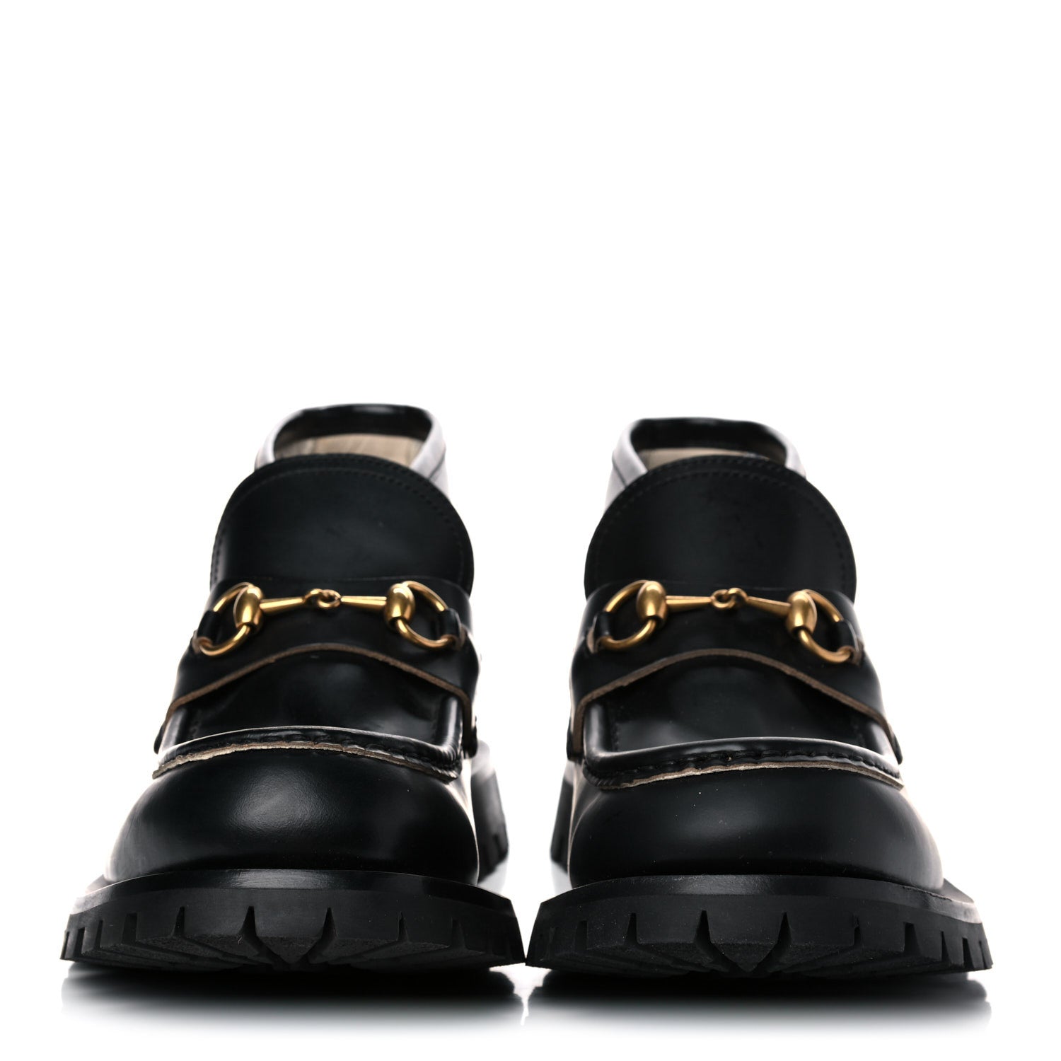 Gucci Cordovan Lux Mens Harald Horsebit Ankle Boots 9 Black 2 of 13