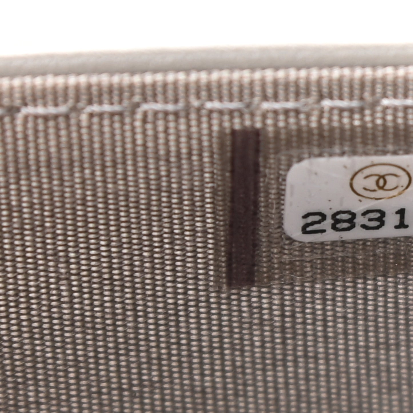 Caviar Quilted Boy Wallet On Chain WOC Grey