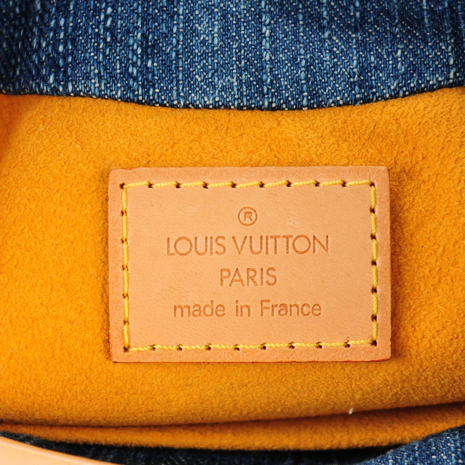 Louis Vuitton Monogram Denim Pleaty Blue 6 of 7