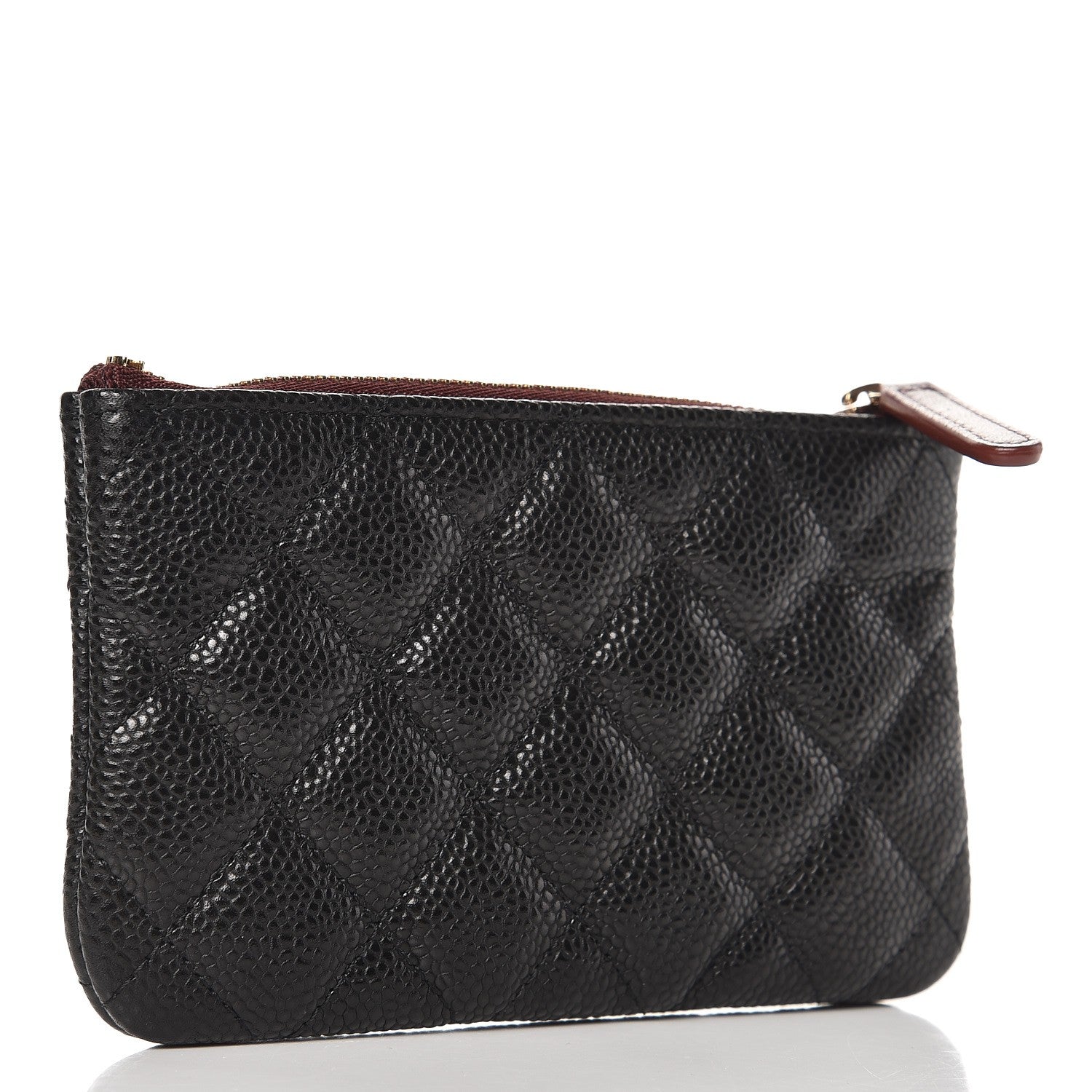 Chanel Caviar Quilted Small Cosmetic Case Black 3 of 8