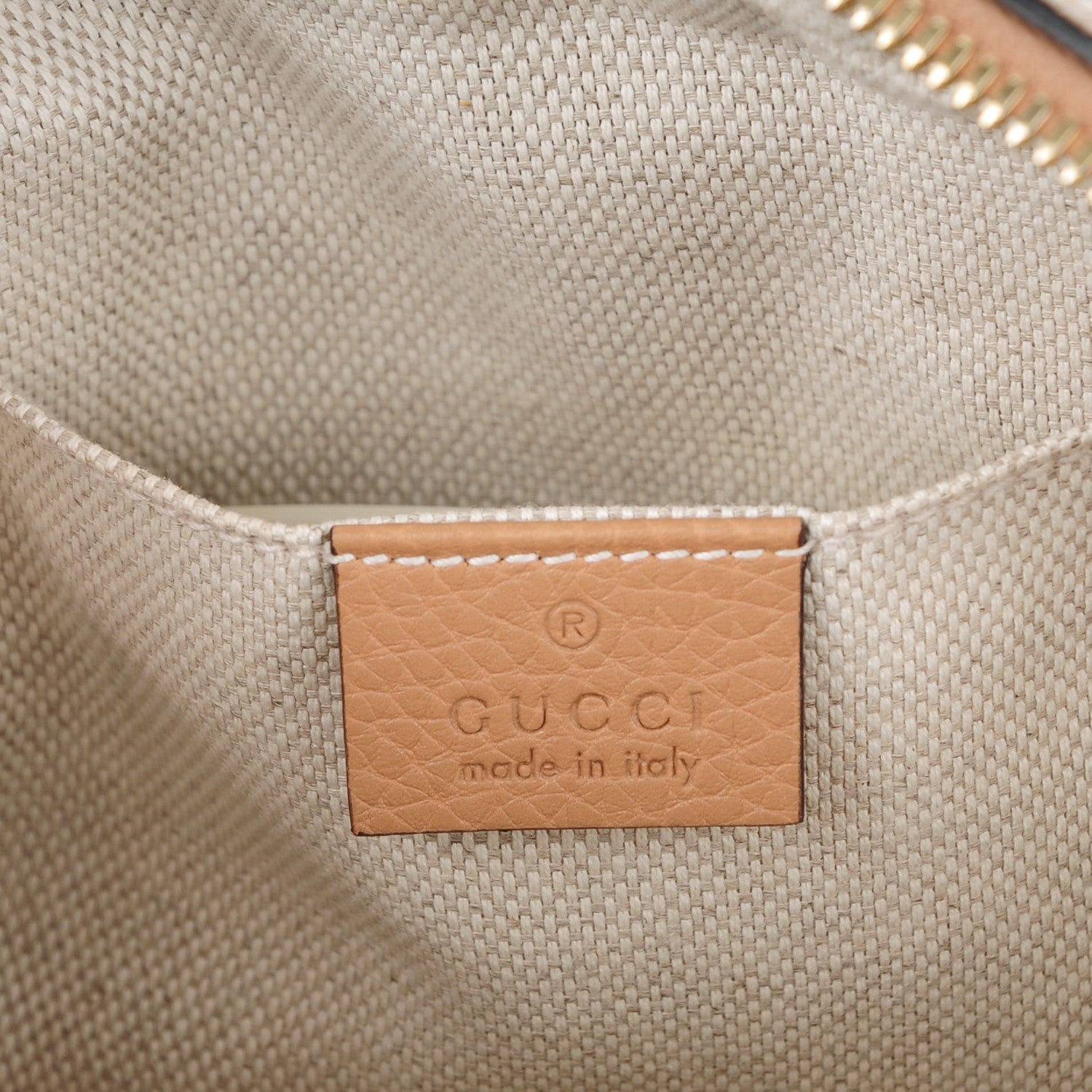 Gucci Pebbled Calfskin Small Soho Disco Bag Rose Beige 6 of 7