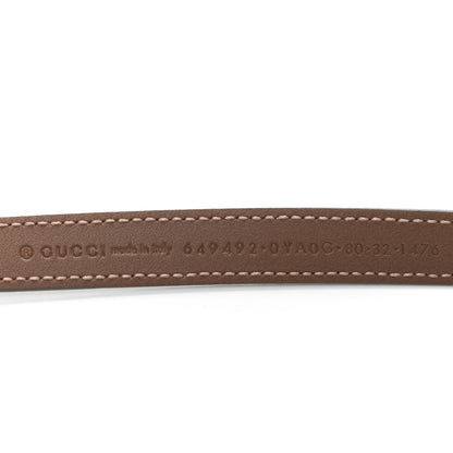 Gucci Plutone Calfskin Jackie 1961 15mm Belt 80 32 Brown Sugar 5 of 5