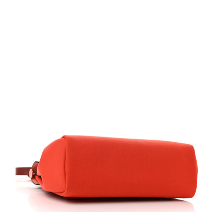 Hermes Vache Hunter Toile Herbag Zip 31 PM Orange Mecano Rouge H 5 of 11