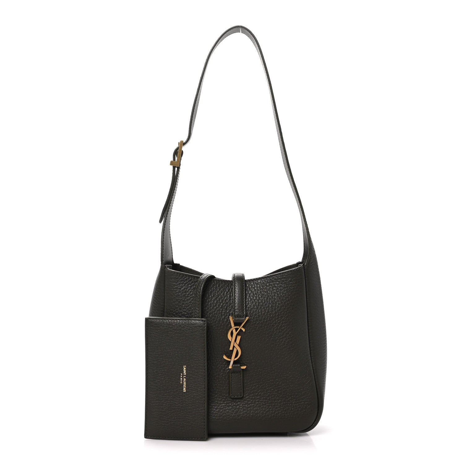 Saint Laurent Grained Deerskin Baby Supple Le 5 A 7 Hobo Light Musk 1 of 9