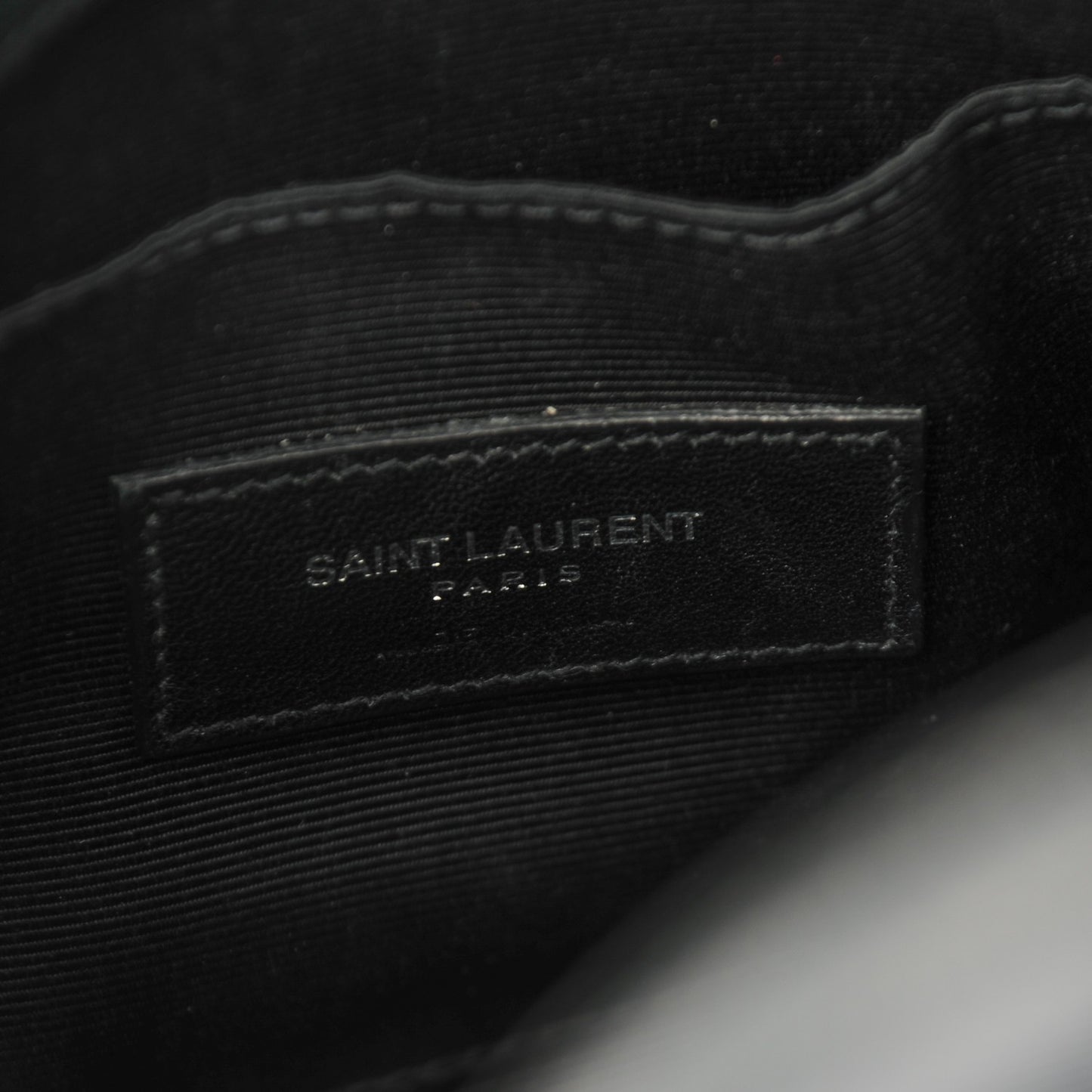 Grained Calfskin Nano Sac De Jour Black