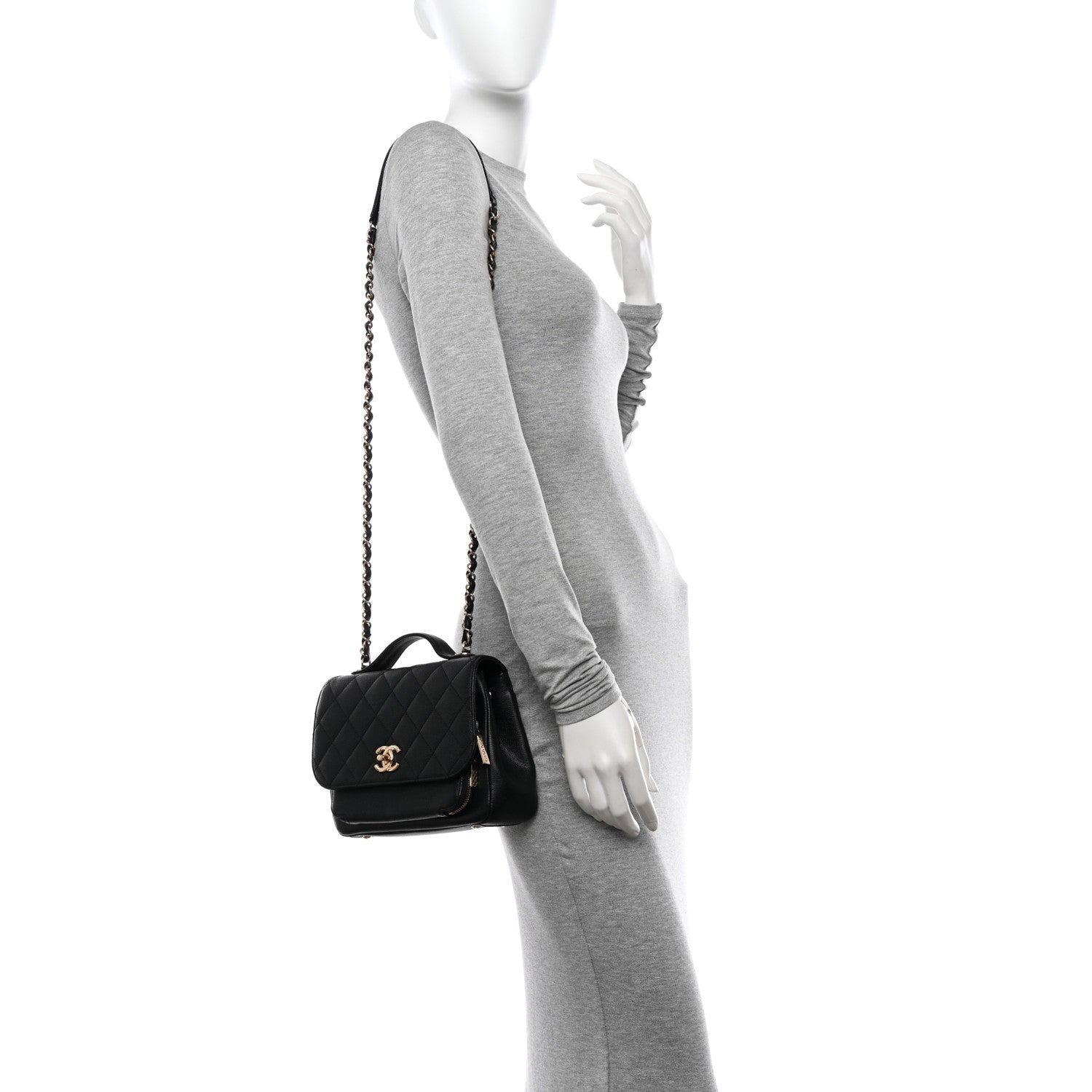 Chanel Caviar Quilted Medium Business Affinity Flap Black 2 of 10