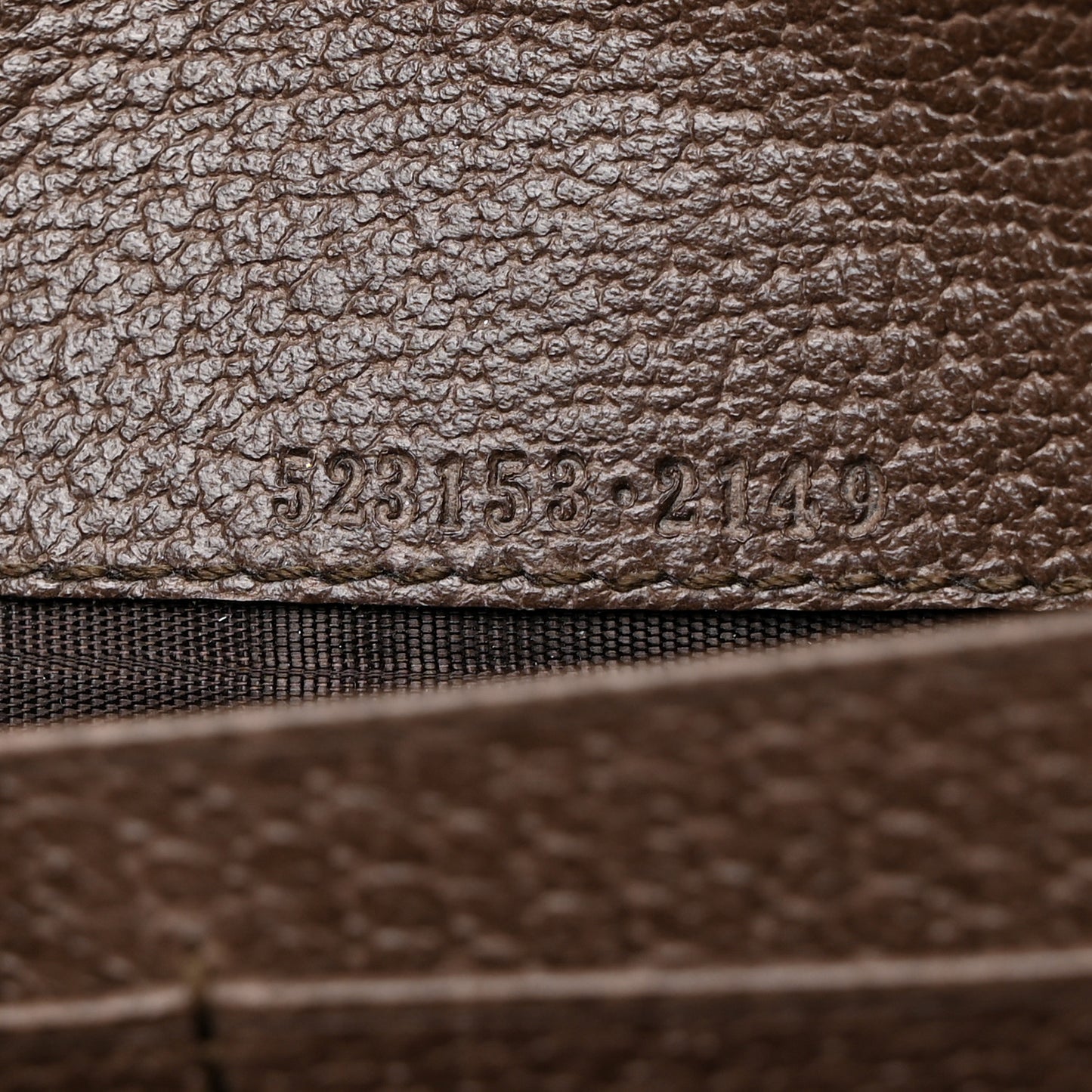 GG Supreme Monogram Web Ophidia Continental Wallet Brown