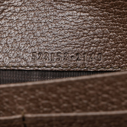 Gucci GG Supreme Monogram Web Ophidia Continental Wallet Brown 7 of 7