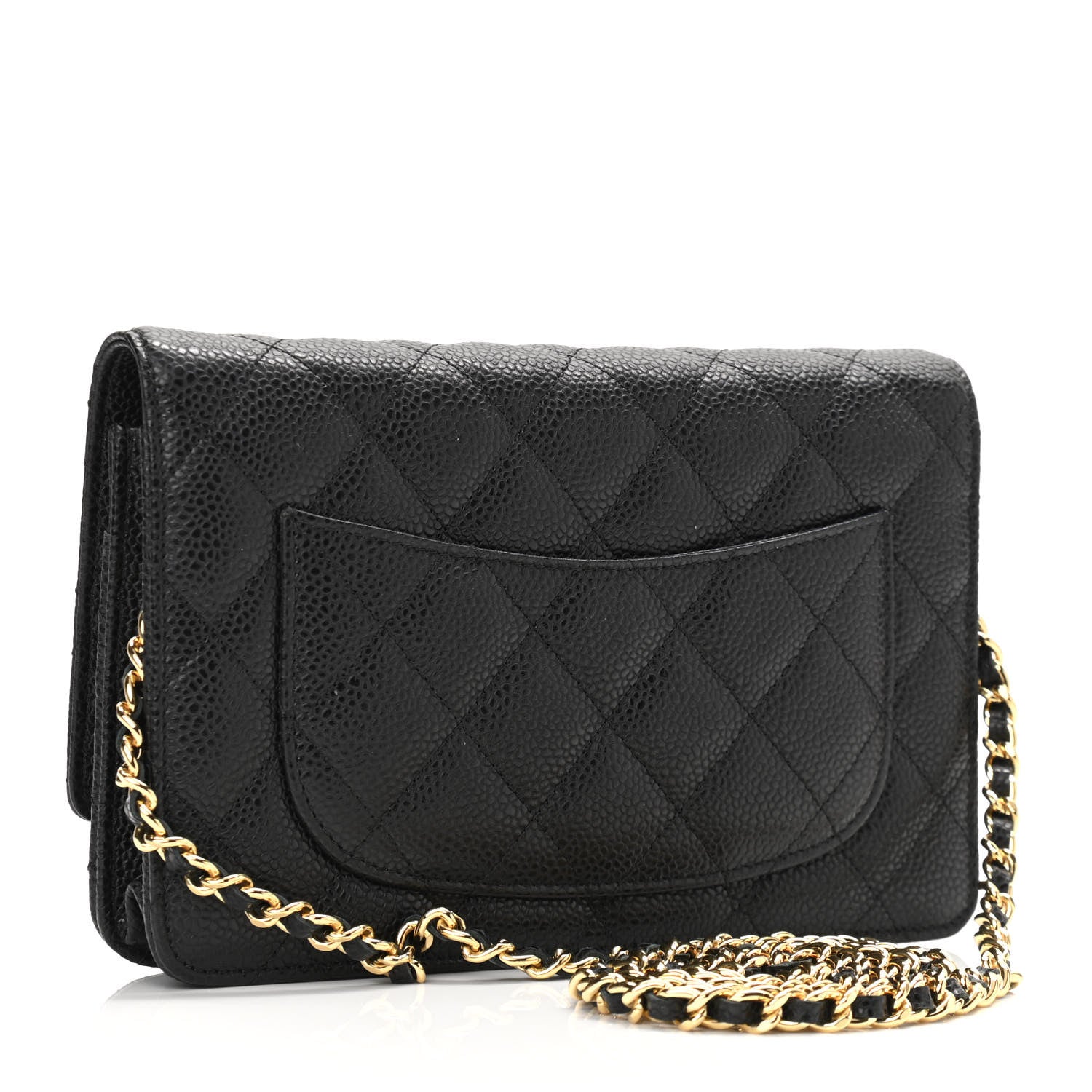 Chanel Caviar Quilted Wallet On Chain WOC Black 3 of 13