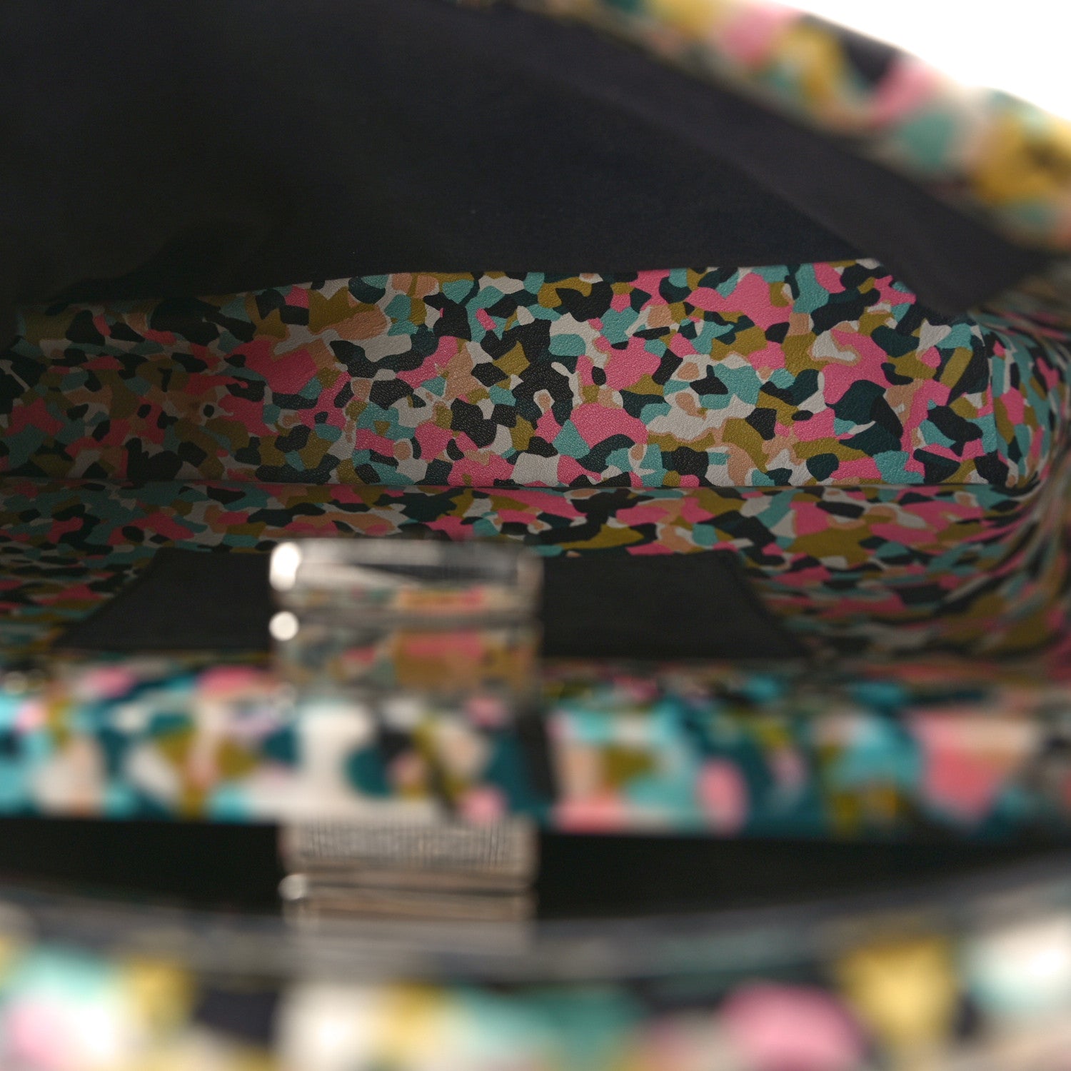 Fendi Nappa Printed Mini Peekaboo Iconic Satchel Multicolor 6 of 11