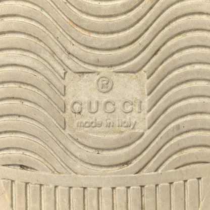 Gucci Calfskin Crocodile Web Mens Ace Sneakers 10 White Green 8 of 11