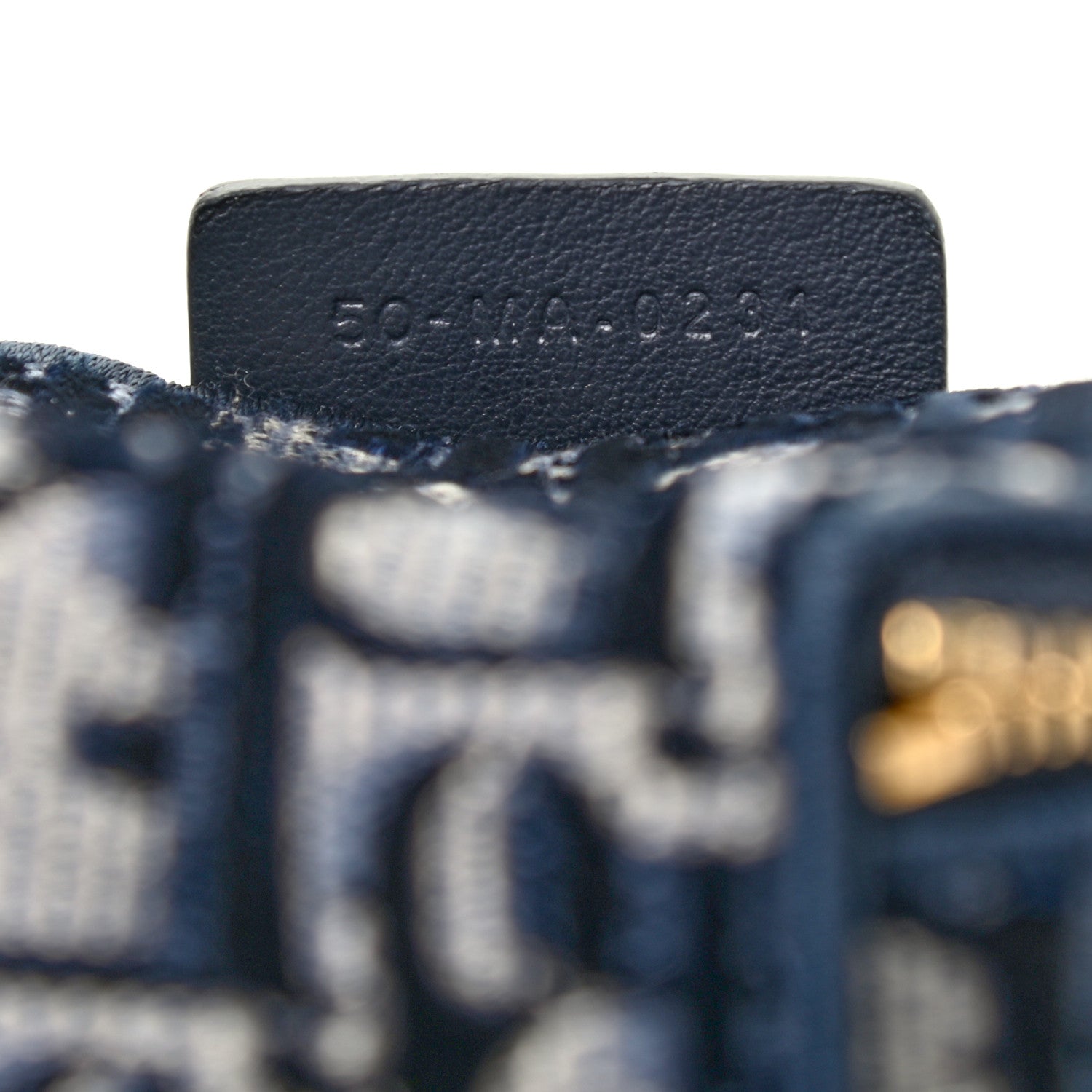 Christian Dior Velvet Oblique Square Pouch Blue 5 of 7