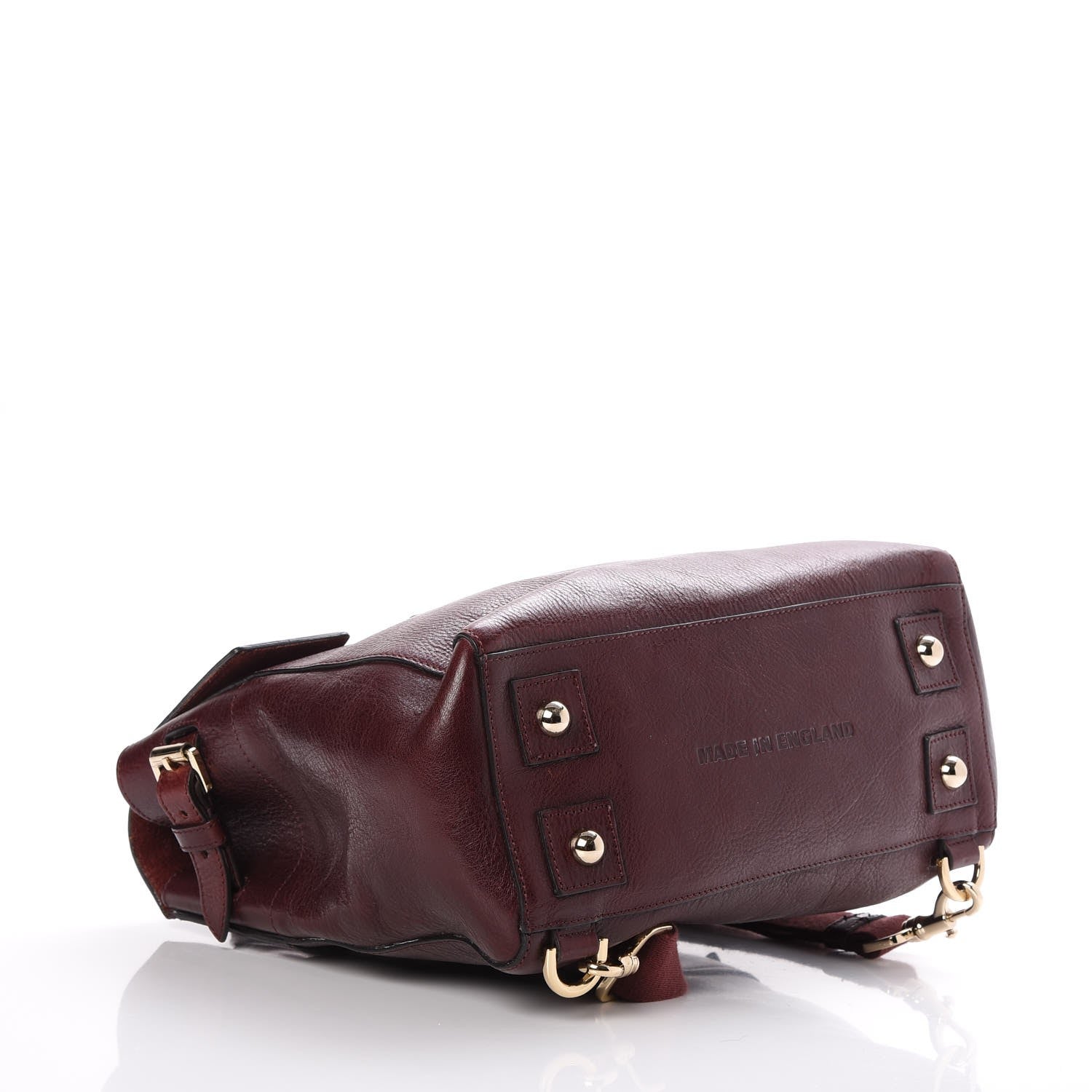 Mulberry Natural Leather Cara Delevigne Convertible Satchel Oxblood 4 of 8