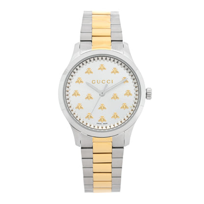 Gucci Stainless Steel 32mm G-Timeless Bee Quartz Watch Silver 1 of 5