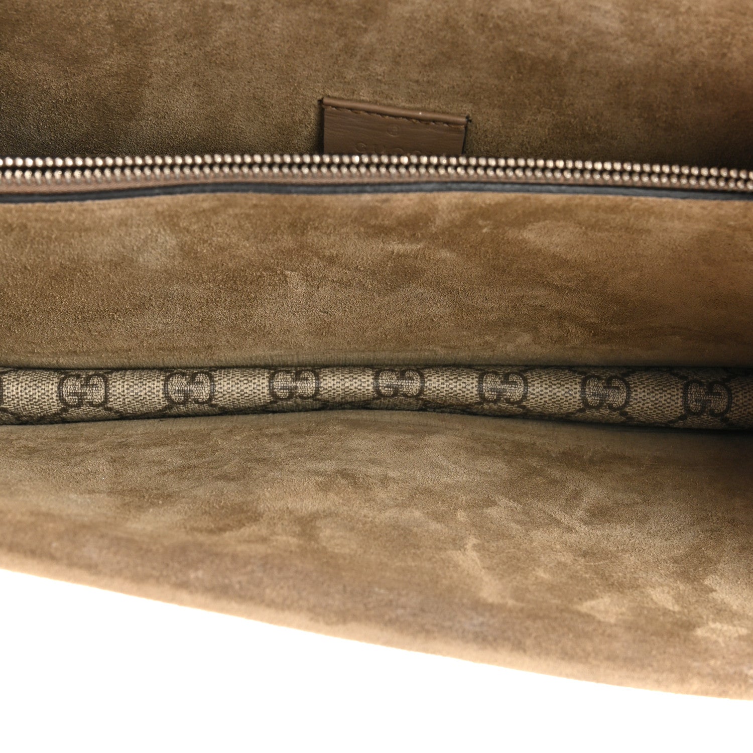 Gucci GG Supreme Monogram Small Dionysus Shoulder Bag Taupe 5 of 17