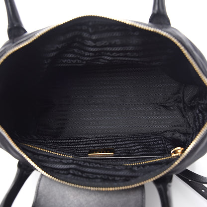 Prada Tessuto Nylon Saffiano Tote Black 5 of 11