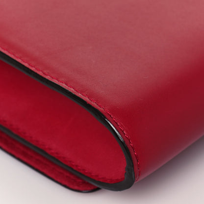 Louis Vuitton Calfskin Chain Louise MM Red 9 of 12