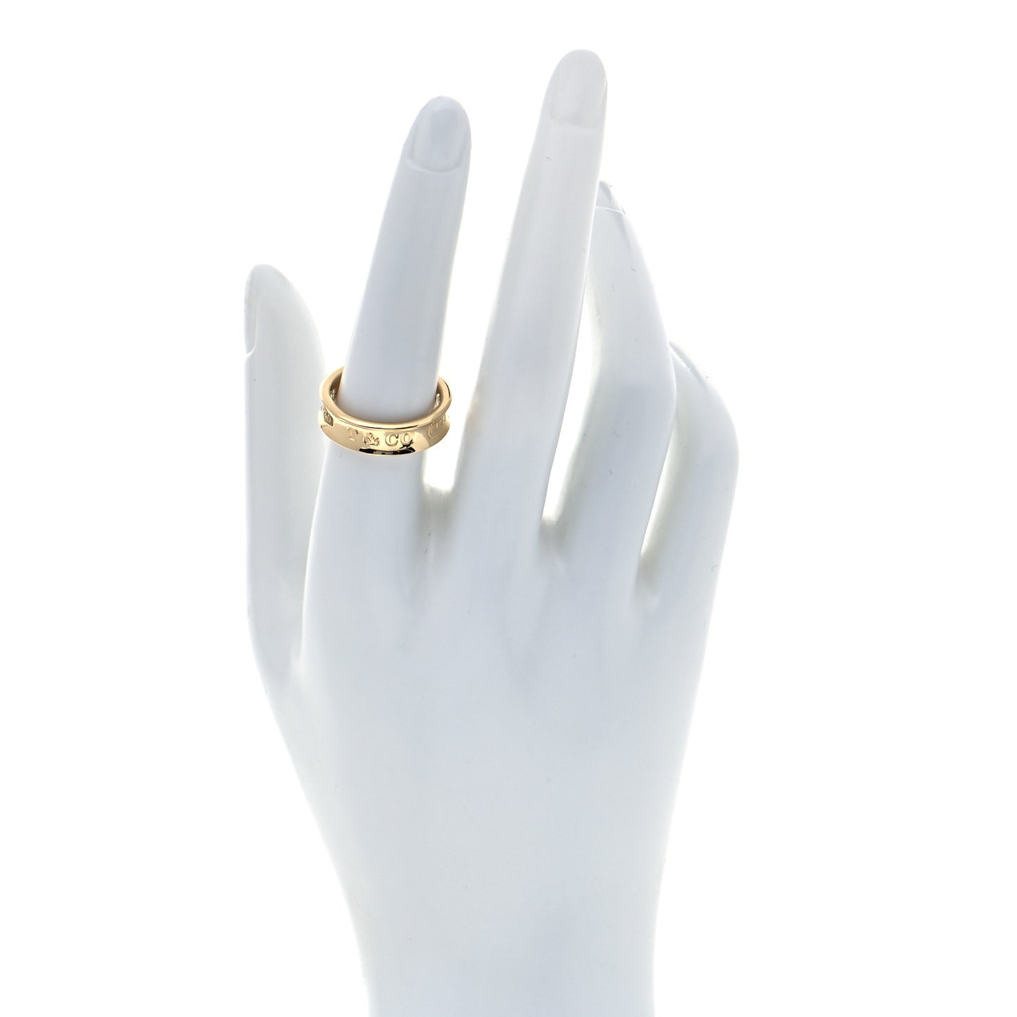 18K Yellow Gold 1837 Band Ring 56 7.5