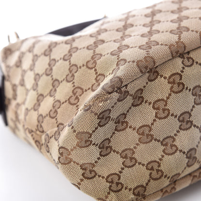 Gucci Monogram Medium Horsebit Chain Hobo Dark Brown 12 of 16