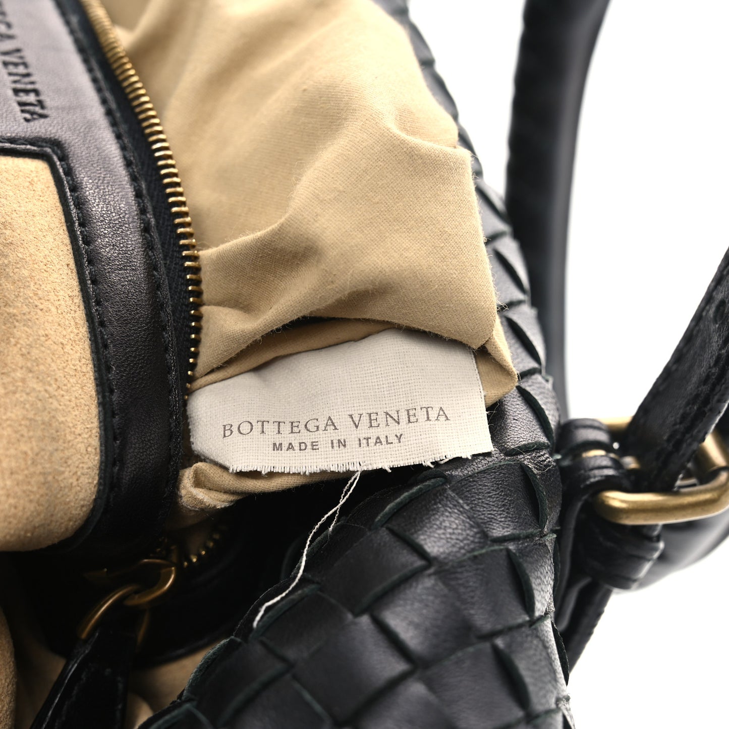 Nappa Intrecciato Montaigne Bag Black