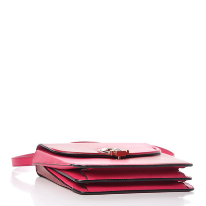 Versace Calfskin Medium DV One Satchel Pink Red 4 of 10