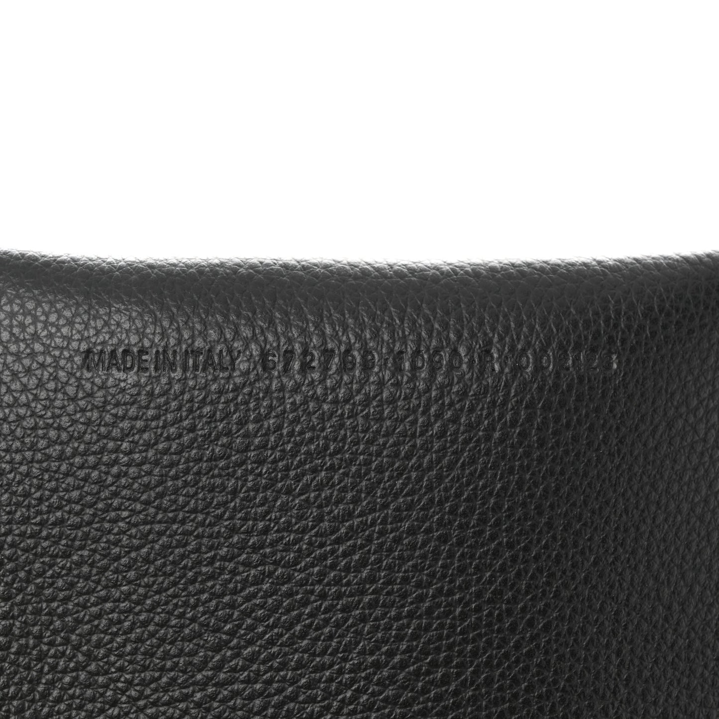 Grained Calfskin XS Everyday North South Shoulder Tote Bag Black