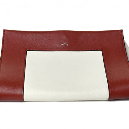 Celine Shiny Smooth Calfskin Medium Frame Shoulder Bag Maple White 9 of 9