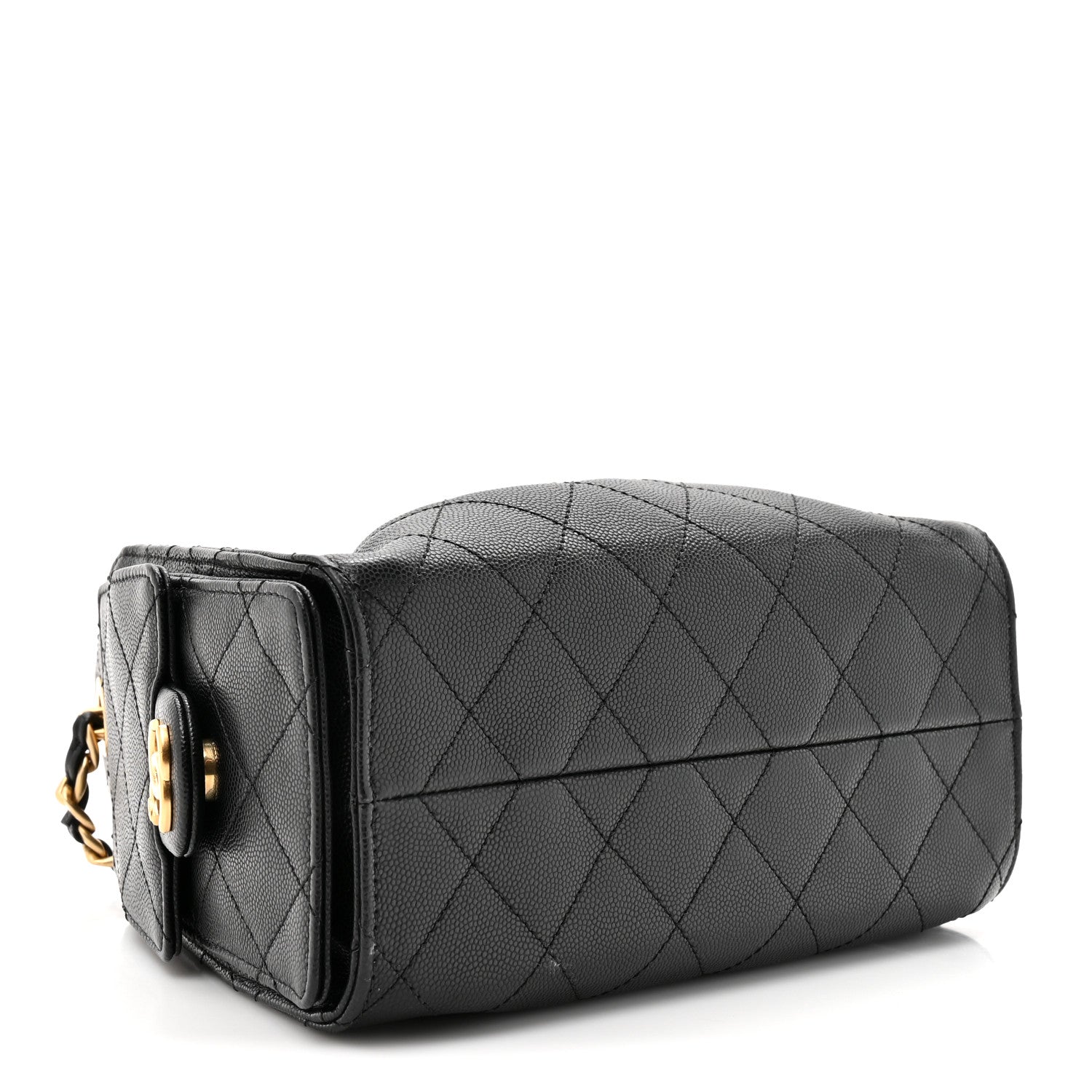Chanel Caviar Quilted Mini Chanel 25 Handbag Black 4 of 11