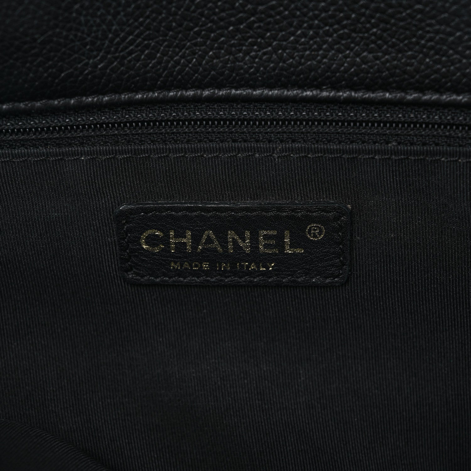 Chanel Caviar Cerf Executive Shopper Tote Black 6 of 13