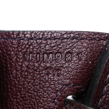 Hermes Ostrich Birkin 25 Rouge Sellier 7 of 10