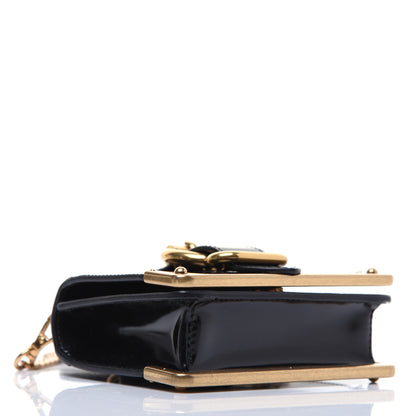 Prada Spazzolato Micro Cahier Bag Black 4 of 14