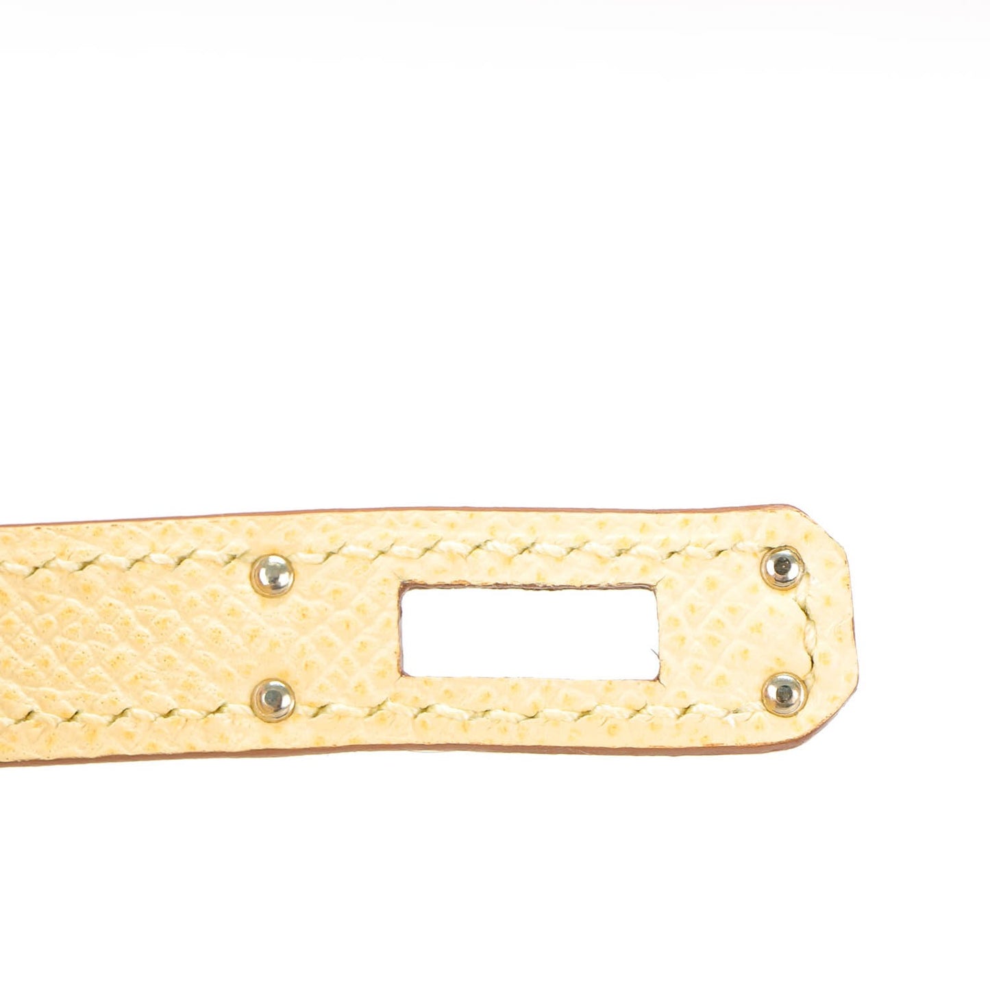 Epsom Kelly Pochette Clutch Jaune Poussin