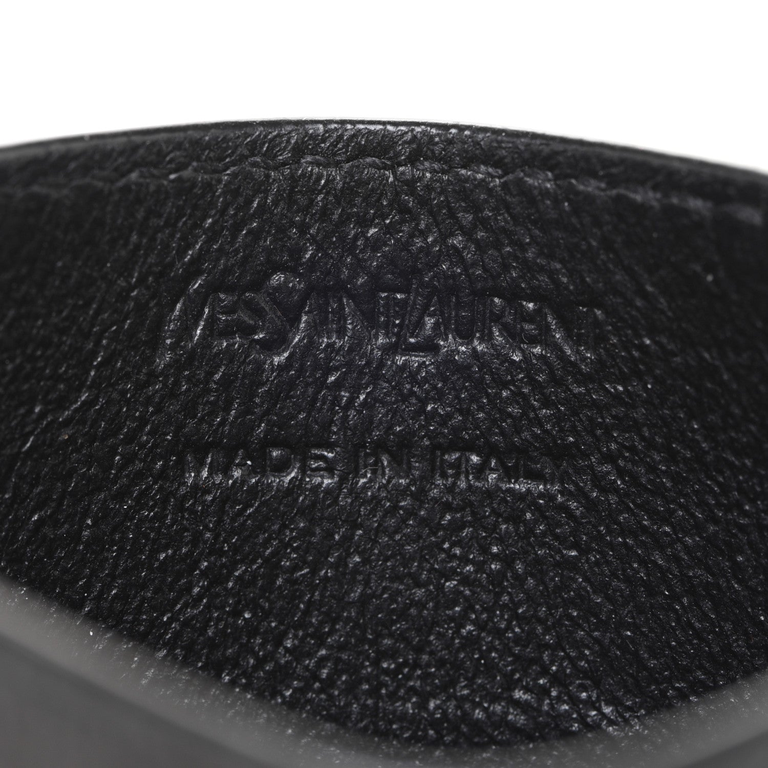 Saint Laurent Textured Calfskin Belle De Jour Card Case Black 6 of 8