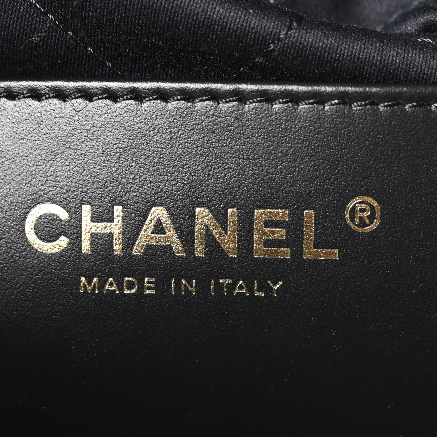 Chanel Shiny Calfskin Striped Mini Chanel 22 Black White 6 of 10