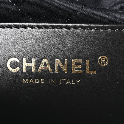 Chanel Shiny Calfskin Striped Mini Chanel 22 Black White 6 of 10