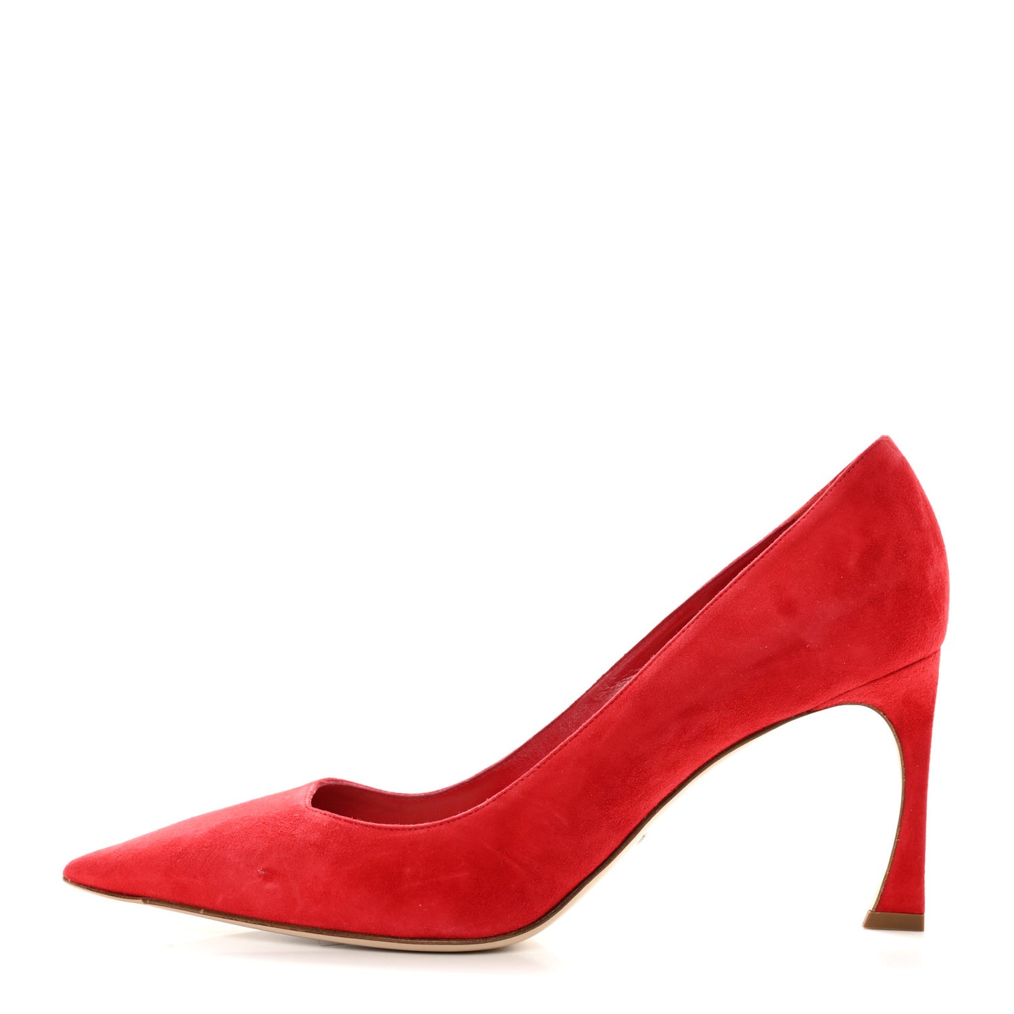 Suede Songe Pumps 41.5 Red