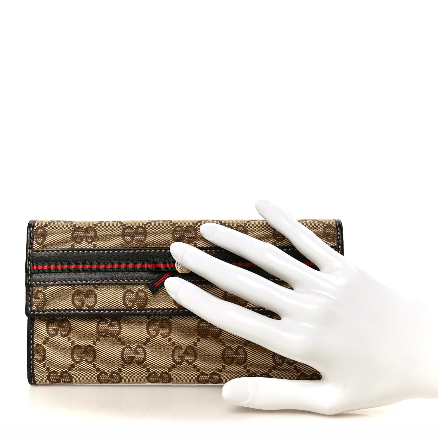 Gucci Monogram Mayfair Continental Wallet Brown 2 of 8
