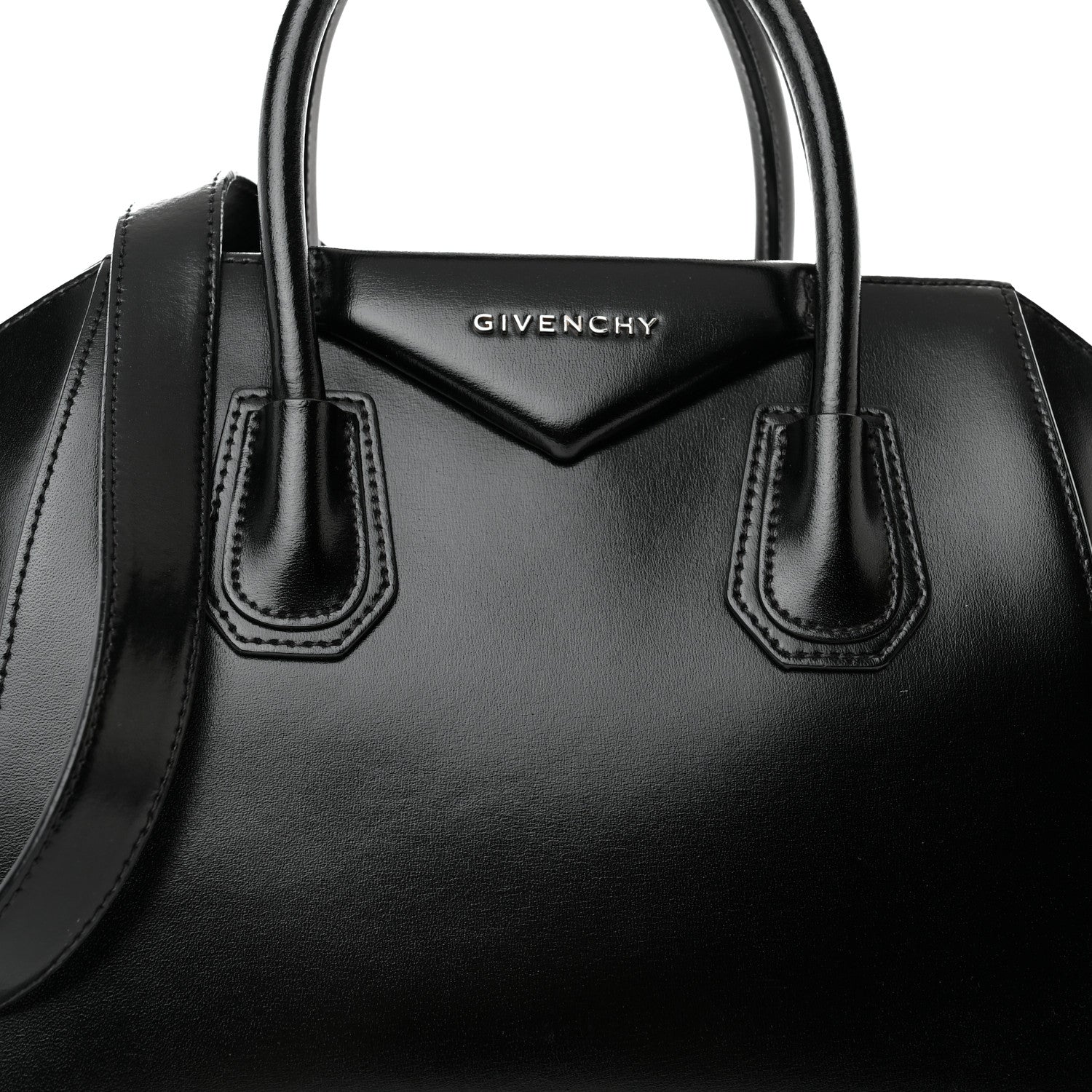 Givenchy Shiny Lord Calfskin Small Antigona Black 7 of 10