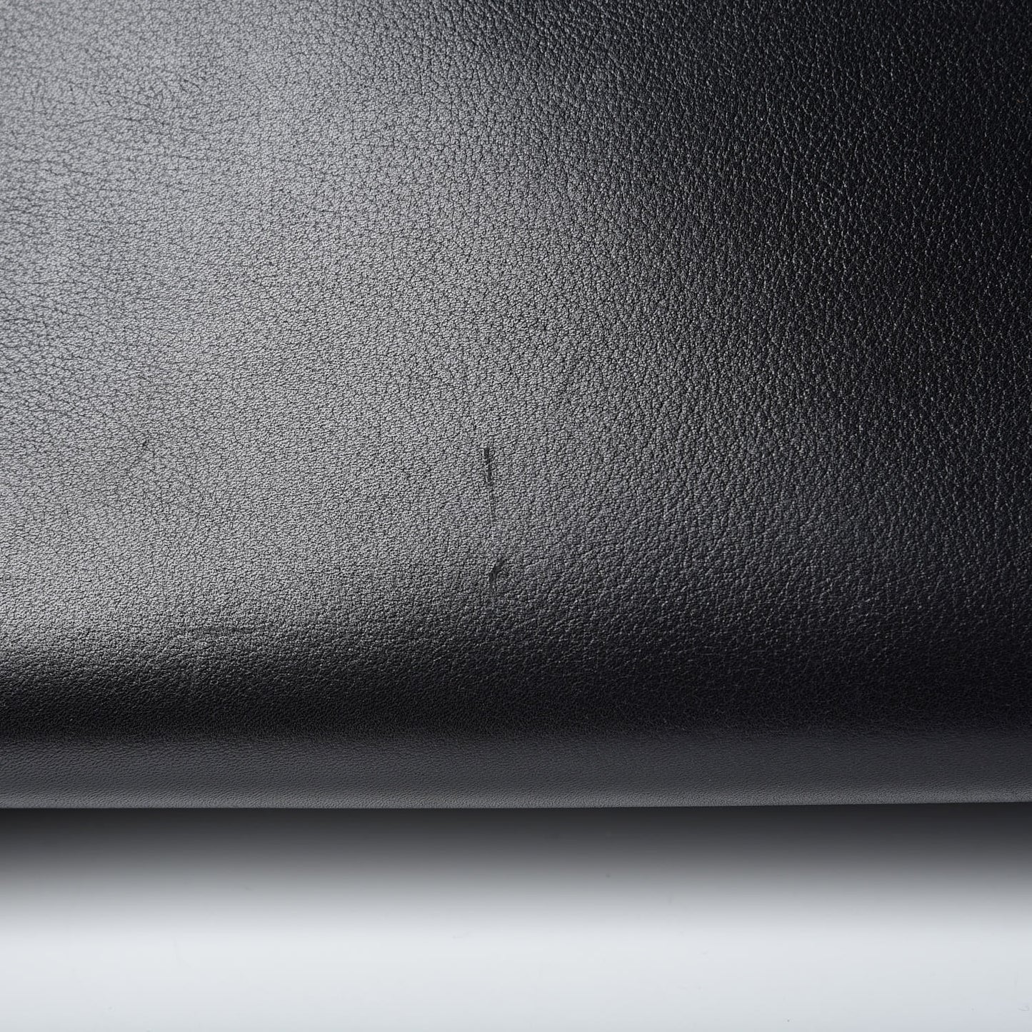 Calfskin Evasion Top Handle Frame Bag Black
