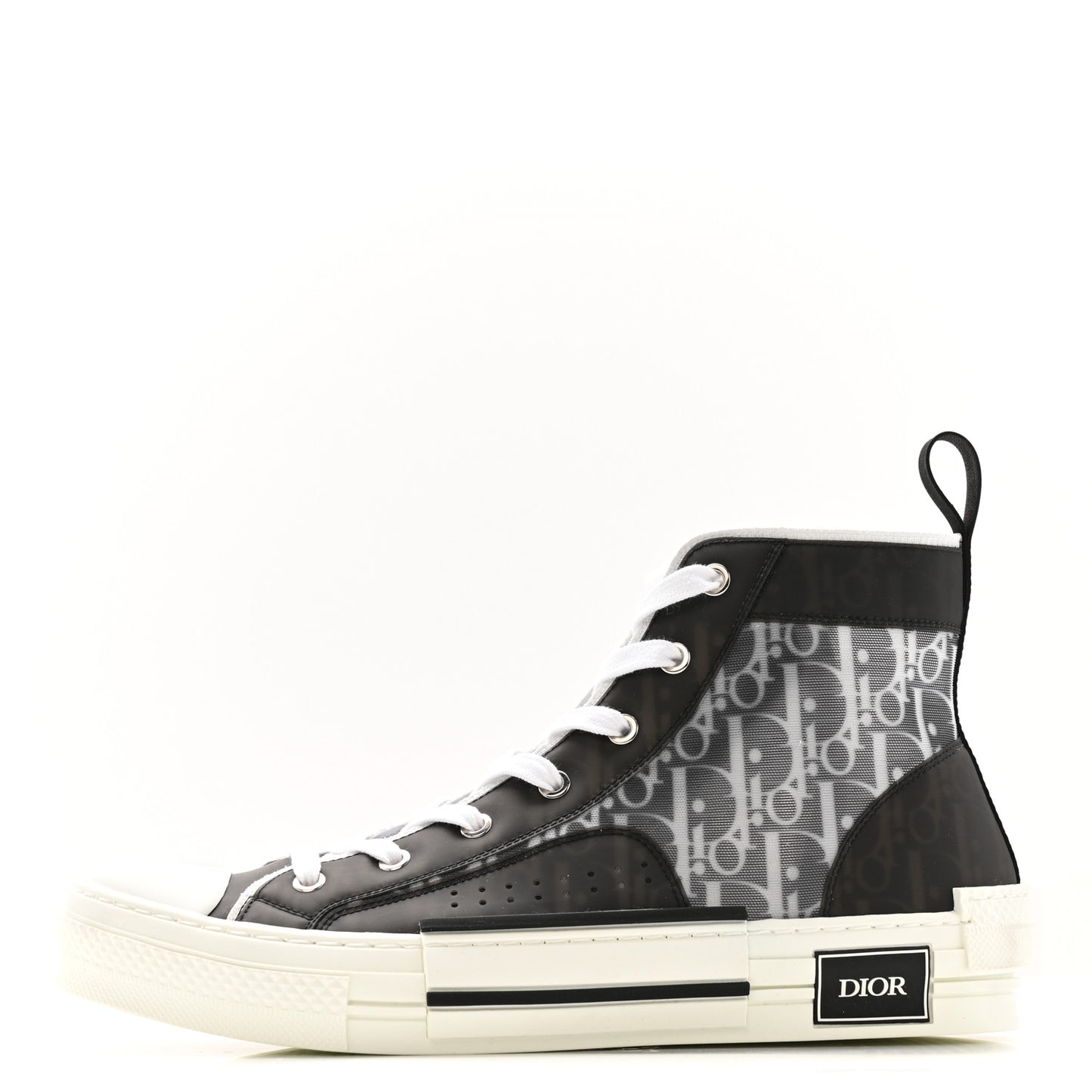 Technical Canvas Oblique Mens B23 High Top 43 Black