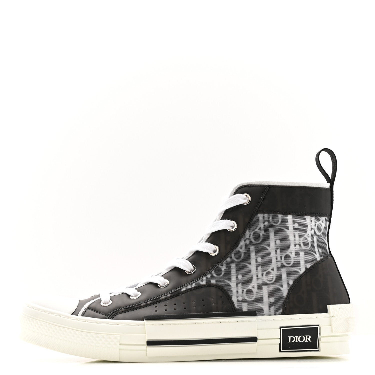 Christian Dior Technical Canvas Oblique Mens B23 High Top 43 Black 1 of 10