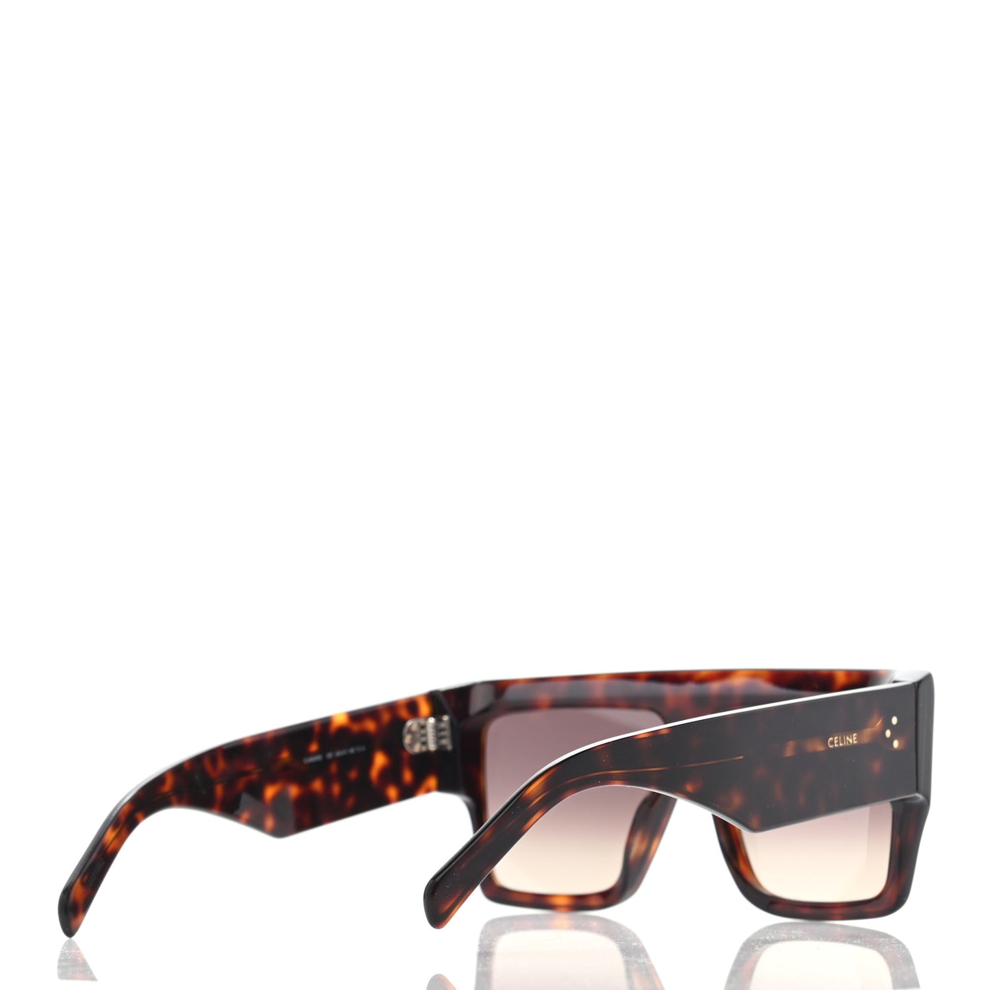 Acetate Rectangular Sunglasses CL400921 Dark Havana