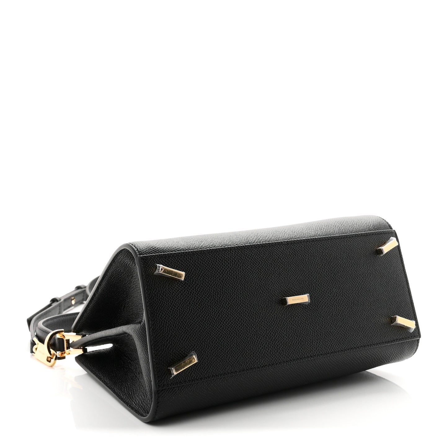 Hammered Calfskin XS New Studio Box Bag Black