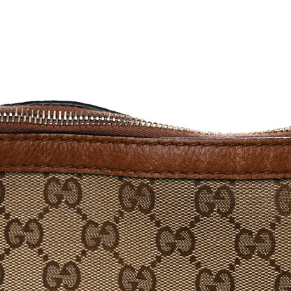 Gucci Monogram Cellarius Calfskin Medium Bella Hobo Beige Ebony Cuir 36 of 36