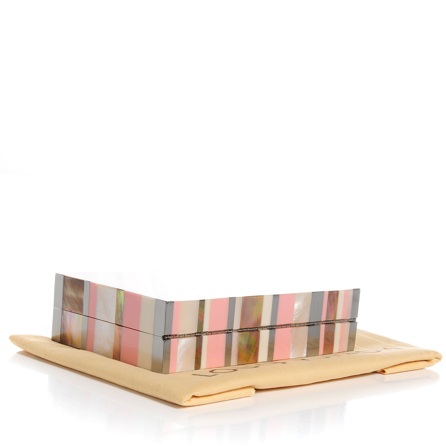 Minaudiere Berlingot Clutch Rose Clair