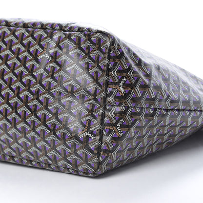 Goyard Goyardine Saint Louis Claire Voie GM Black Purple 10 of 11