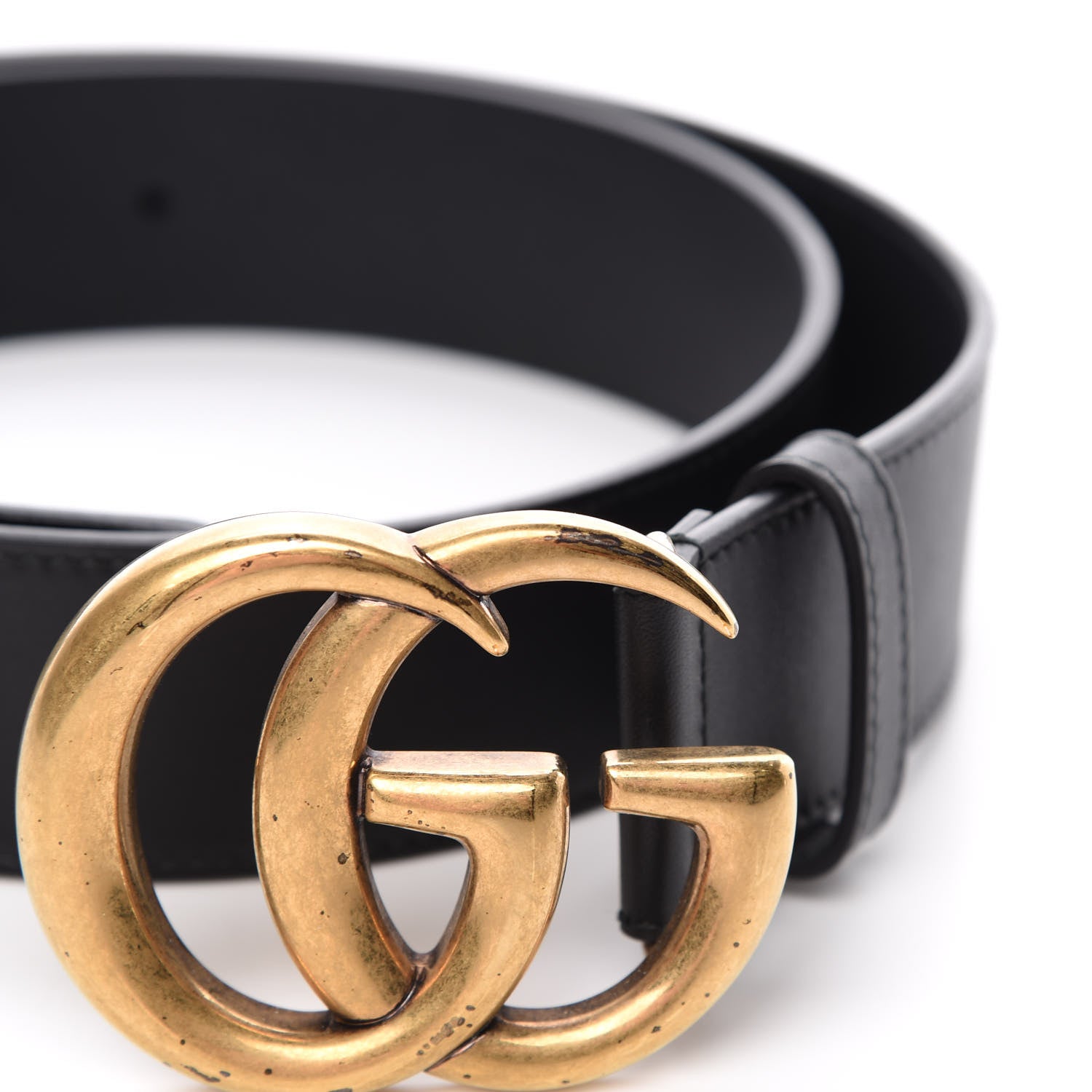 Gucci Calfskin Double G 40mm Belt 85 34 Black 8 of 9
