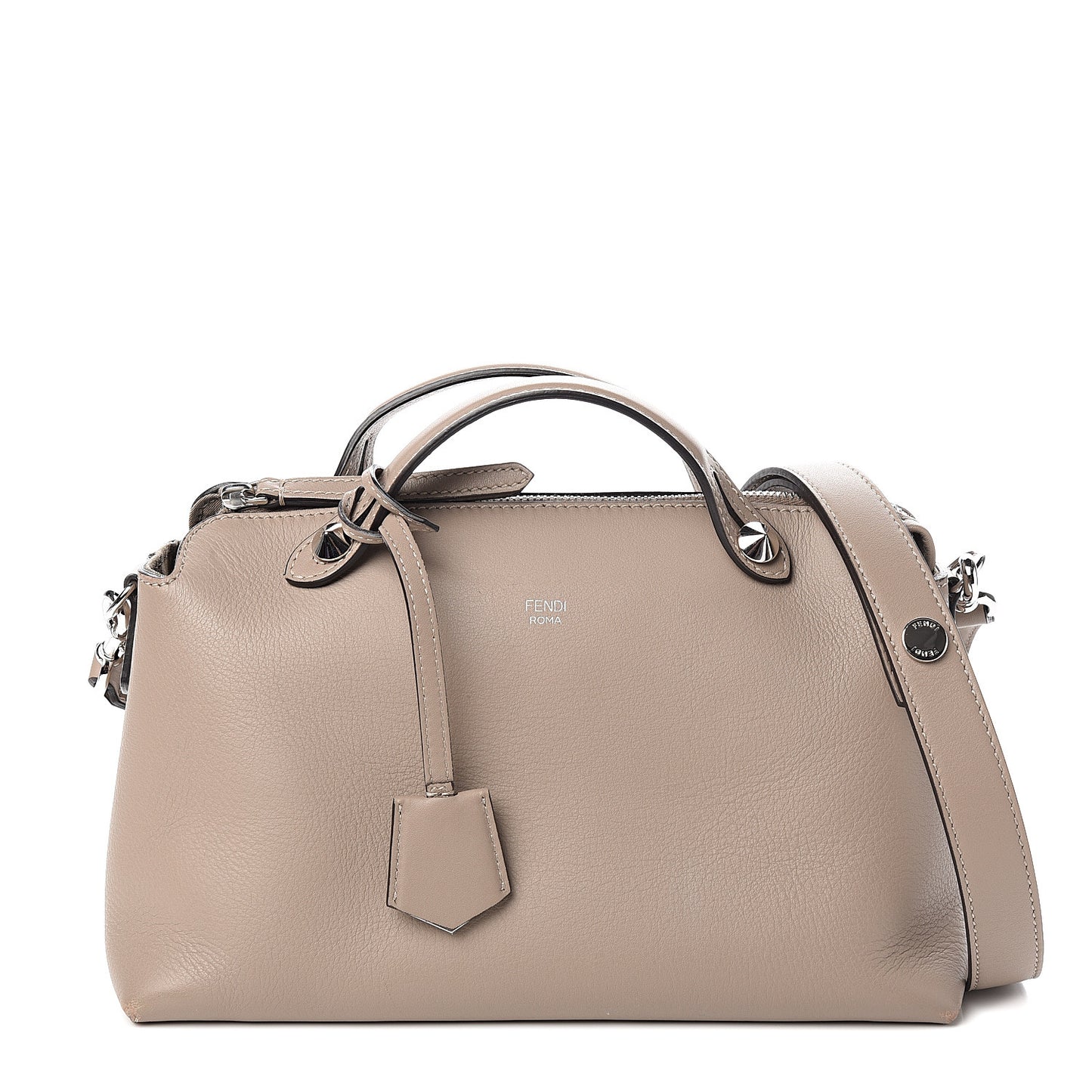 Vitello Dolce Medium By The Way Boston Bag Tortora