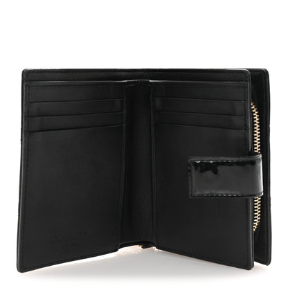Christian Dior Patent Cannage Lady Dior Eden Wallet Black 5 of 7