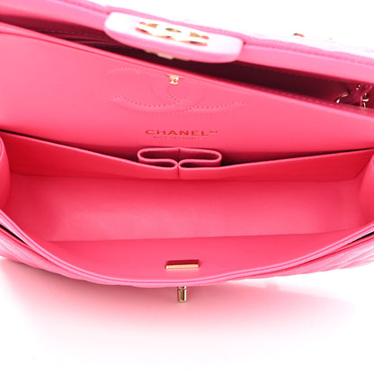 Chanel Caviar Quilted Medium Double Flap Rose 5 of 11
